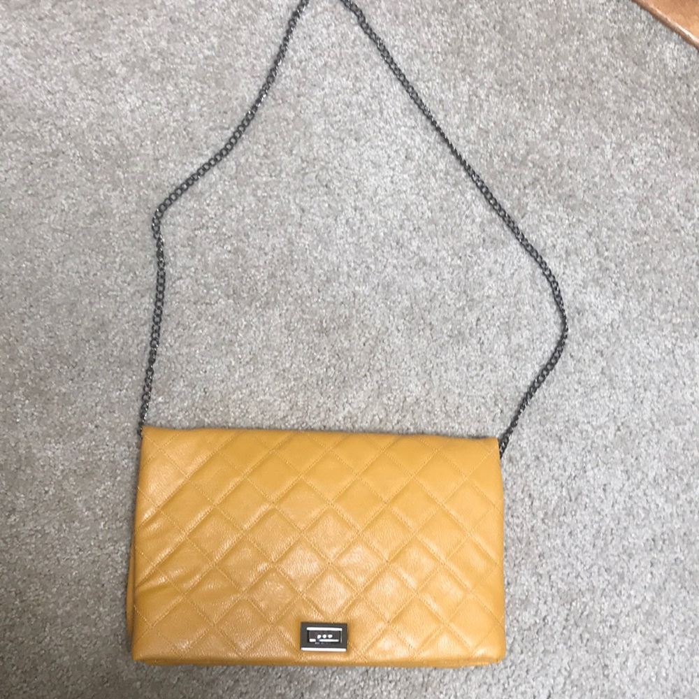 Brand New Street Level Leather Mustard Purse